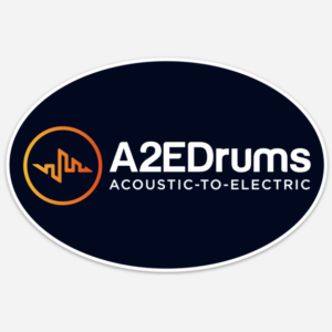 A2EDrums 6" x 4" Oval Sticker